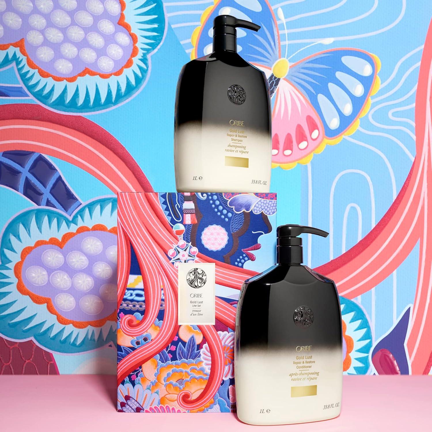 image:imageOribe Gold Lust Repair amp Restore ShampooLiter Gift Set