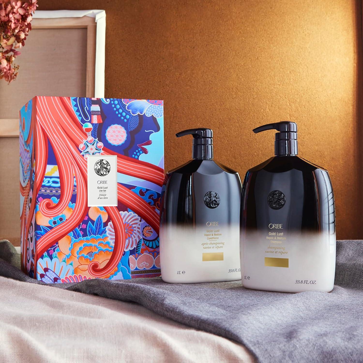 image:imageOribe Gold Lust Repair amp Restore ShampooLiter Gift Set