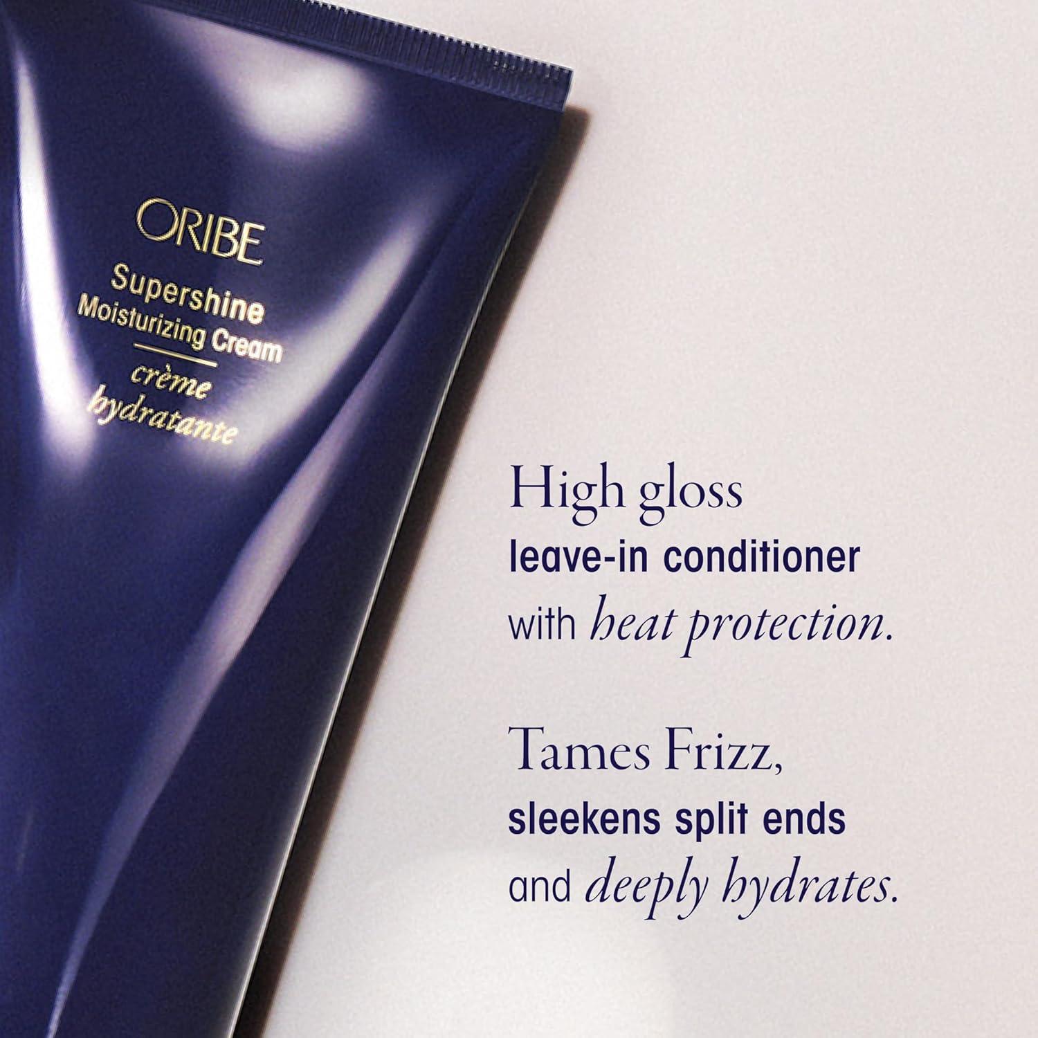 image:imageOribe Supershine Discovery Hair Set Travel Size Hydrating Shampoo 25 fl oz Conditioner 17 fl oz amp Moisturizing Cream 17 fl oz Softens amp Adds Shine Smooths Frizz amp Flyaways