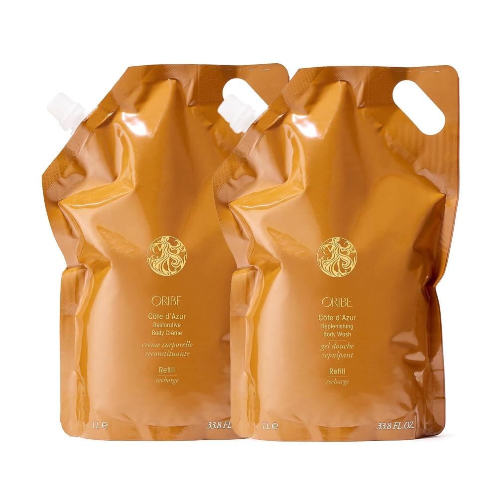 image:imageORIBE Cte dAzur Replenishing Body Wash Refill Restorative Body Crme Refill Bundle