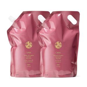 ORIBE Valley of Flowers Replenishing Body Wash Refill + Restorative Body Crème Refill Bundle