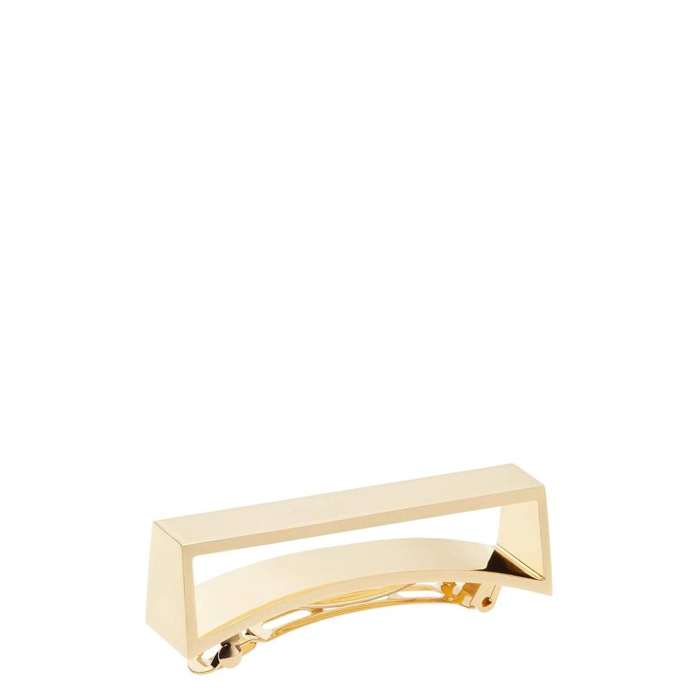 image:imageOribeGeometric Gold Plated Metal Barrette