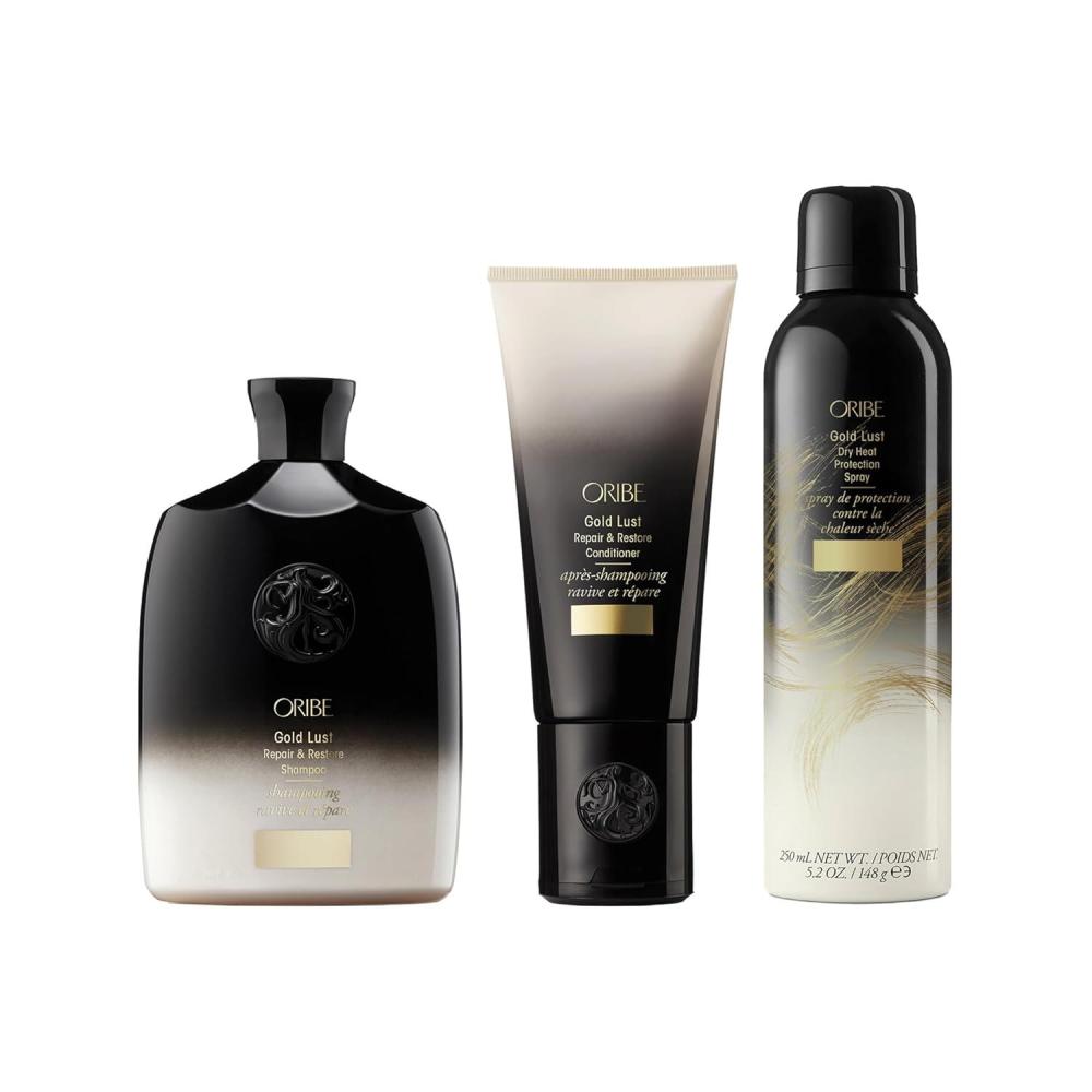 image:imageOribe Gold Lust Shampoo Conditioner amp Dry Heat Protectant Spray Bundle