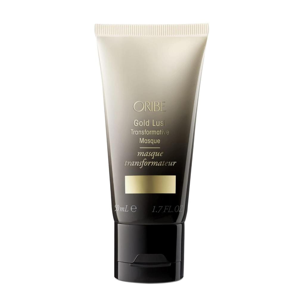 image:imageOribe Gold Lust Transformative Hair Mask Deep Conditioning Treatment Mask for Dry amp Damaged Hair Strengthens amp Repairs Damage Softens Smooths amp Adds Shine Travel Size 17 oz