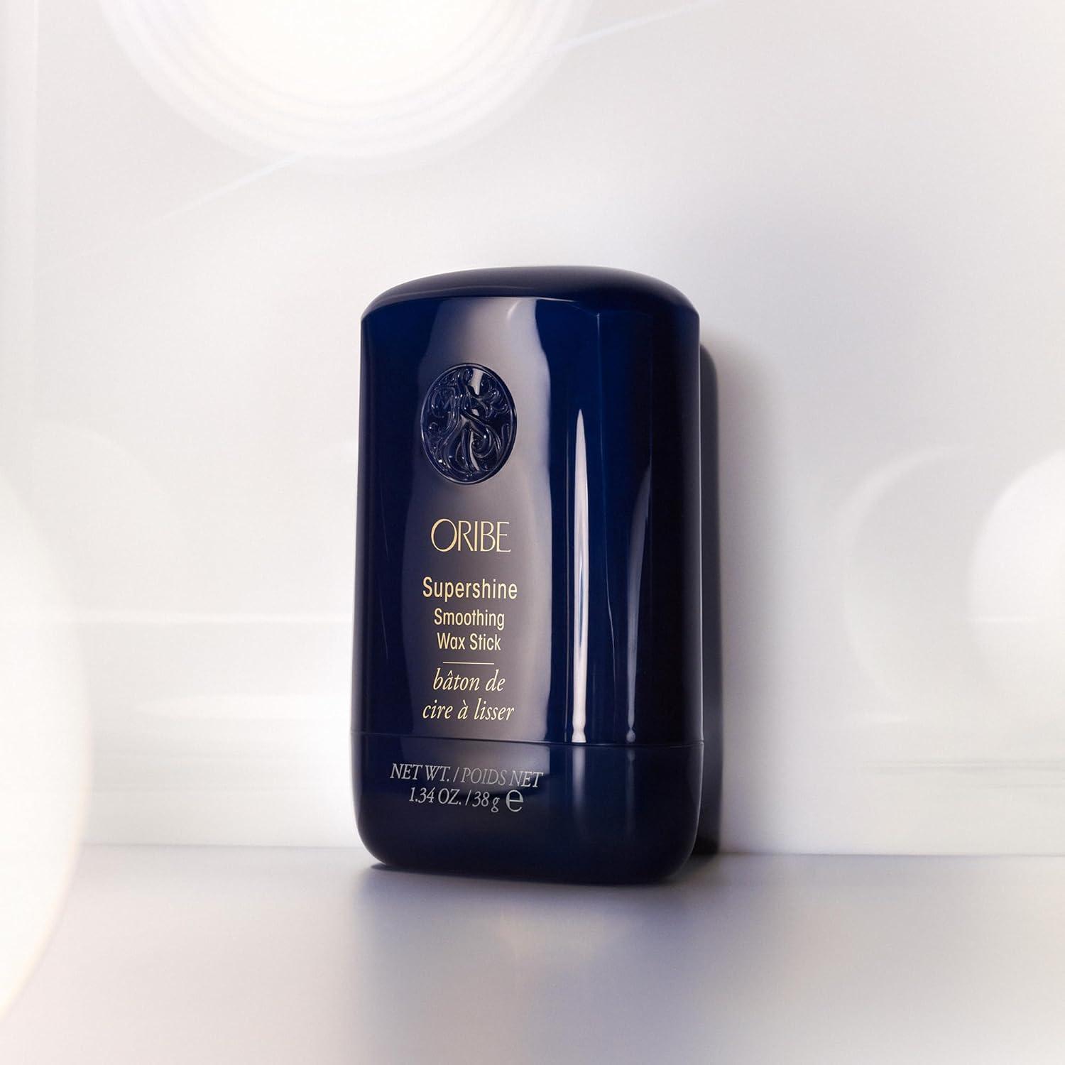 image:imageOribe Supershine Smoothing Wax Stick Tames Flyaways amp Frizz Adds Shine Flexible LongLasting Hold For Sculpted Sleek Styles Natural Vegan Wax For Fine amp Medium Hair 134 oz